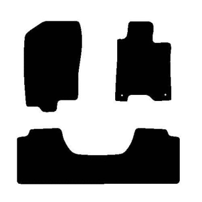 Actual Mat Shape for Nissan Navara CrewCab (2016 - 2018)