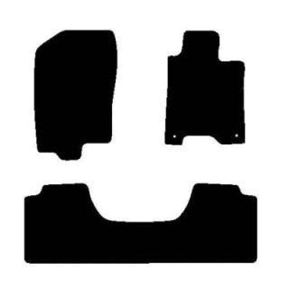 Actual Mat Shape for Nissan Navara CrewCab (2016 - 2018)