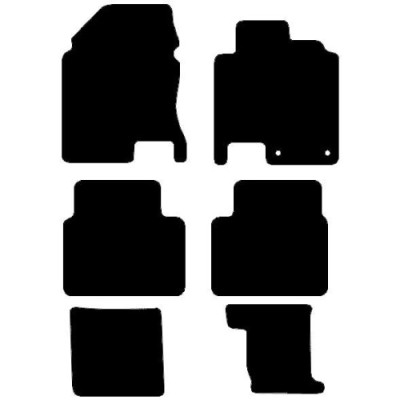 Actual Mat Shape for Nissan Qashqai+2 (2008 - 2014)