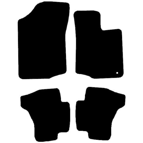 Actual Mat Shape for Peugeot 107 (2005 - 2014)