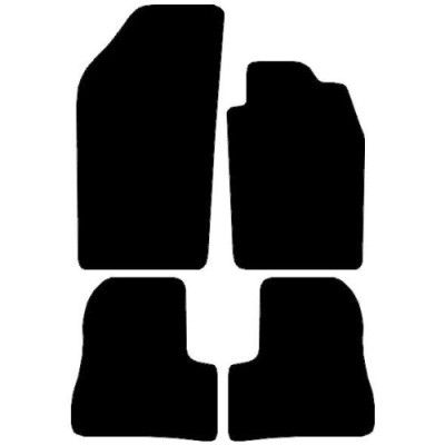 Actual Mat Shape for Peugeot 206 (1998 - 2005)