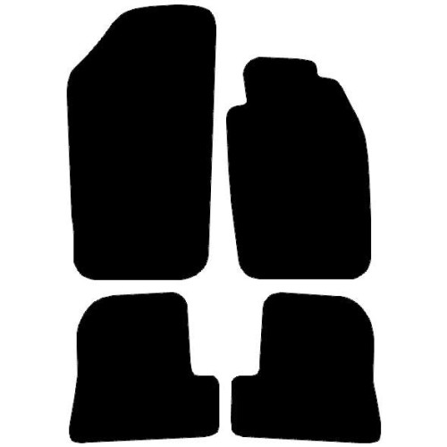 Actual Mat Shape for Peugeot 206 CC (2001 - 2007)