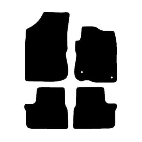 Actual Mat Shape for Peugeot 208 / 2008 / 2008 Crossover (2012 - 2019)
