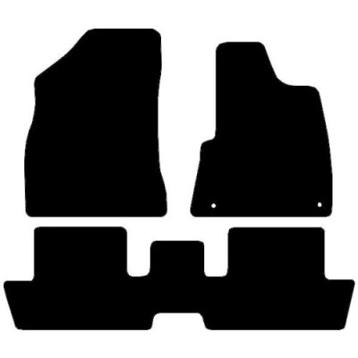 Actual Mat Shape for Peugeot 3008 (2008 - 2016)