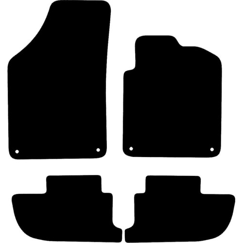 Actual Mat Shape for Peugeot RCZ (2009 - 2015)