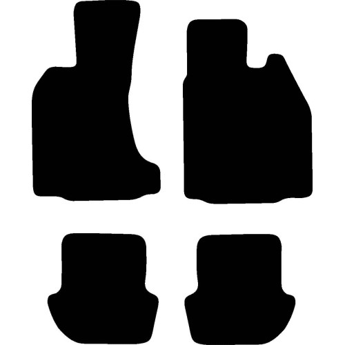 Actual Mat Shape for Porsche 911 (997) Gen 1 and 2 (2005 - 2012)