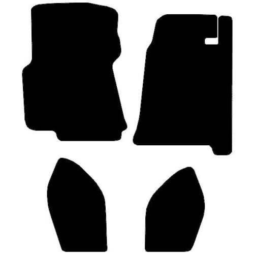 Actual Mat Shape for Porsche 928 (1987 - 1992)
