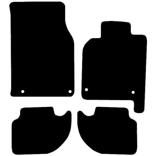 Actual Mat Shape for Porsche 944 (1982 - 1991)