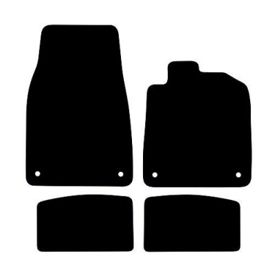 Actual Mat Shape for Porsche Taycan (2020 - Present)