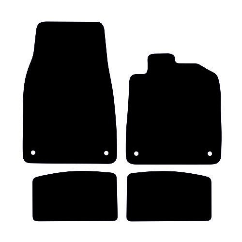 Actual Mat Shape for Porsche Taycan (2020 - Present)