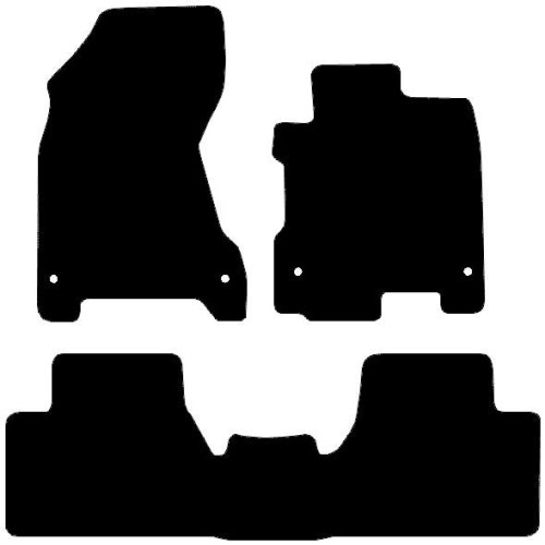Actual Mat Shape for Renault Koleos (2008 - 2017)