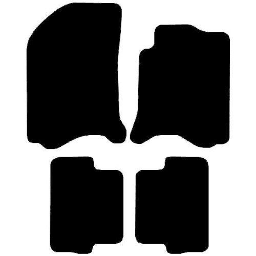 Actual Mat Shape for Renault Laguna (2001 - 2007)