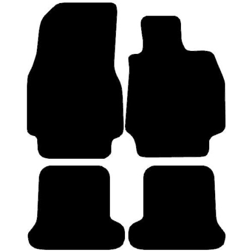 Actual Mat Shape for Renault Megane Coupe / Megane Cabriolet (2004 - 2008)