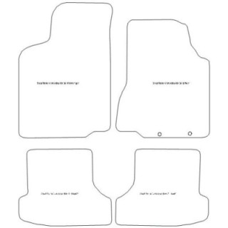 Actual Mat Shape for Seat Ibiza (1999 - 2002)