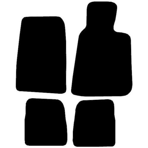 Actual Mat Shape for BMW 3 Series (E30) Convertible (1984 - 1991)