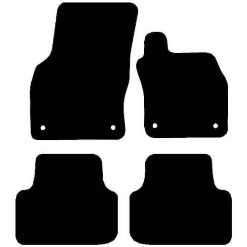 Actual Mat Shape for Skoda Octavia (2013 - 2019)