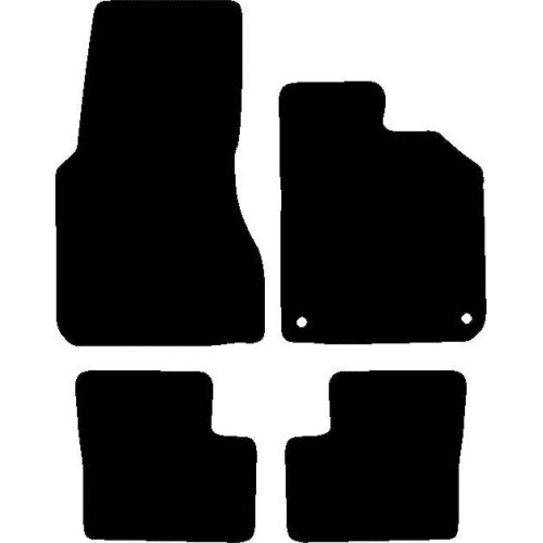Actual Mat Shape for Smart Forfour (2015 - Present)