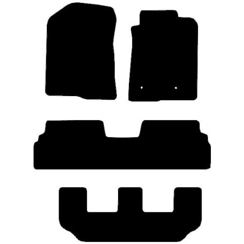 Actual Mat Shape for Toyota Corolla Verso (2004 - 2009)