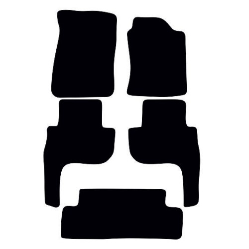 Actual Mat Shape for Toyota Land Cruiser Colorado 7 Seats (1998 - 2002)