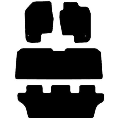 Actual Mat Shape for Toyota Previa 7 Seater (2000 - 2006)