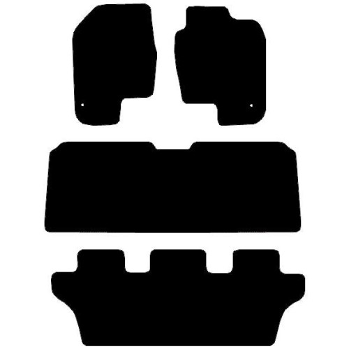 Actual Mat Shape for Toyota Previa 7 Seater (2000 - 2006)