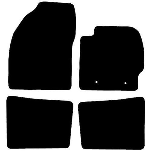 Actual Mat Shape for Toyota Prius (2009 - 2015)