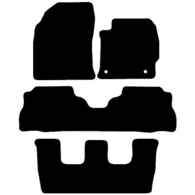 Actual Mat Shape for Toyota Prius+ (7 Seater) (2012 - 2015)