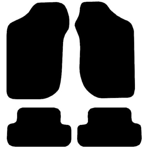Actual Mat Shape for Vauxhall Frontera SWB (1998 - 2004)
