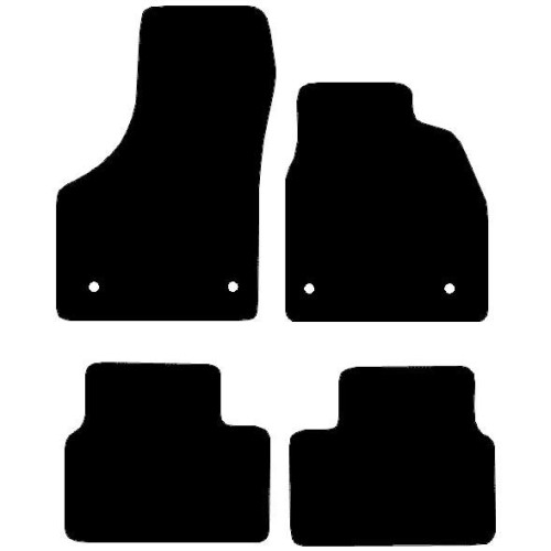 Actual Mat Shape for Vauxhall Meriva B (2010 - 2017)