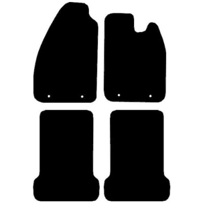 Actual Mat Shape for Volkswagen Beetle Mexican (1995 - 2003)