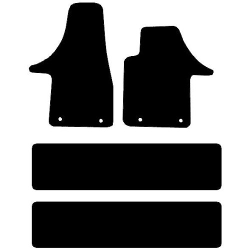 Actual Mat Shape for Volkswagen Caravelle (2006 - 2015)