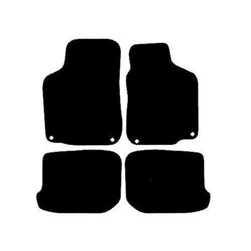 Actual Mat Shape for Volkswagen Golf MK4 / Bora (1997 - 2004)