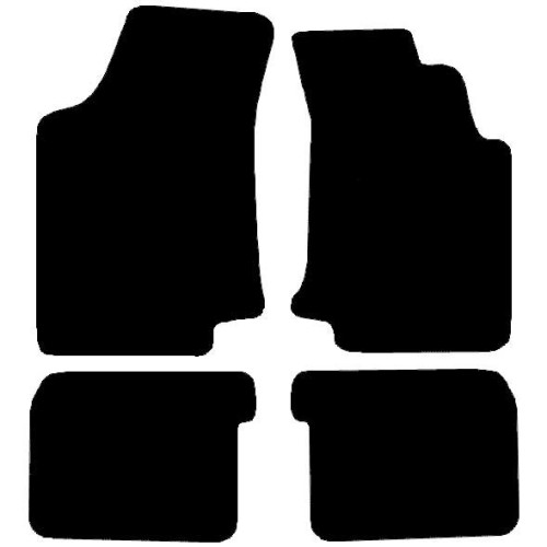 Actual Mat Shape for Volkswagen Golf MK4 Convertible (1997 - 2004)