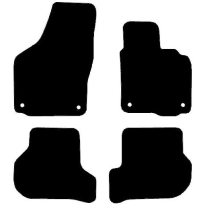 Actual Mat Shape for Volkswagen Golf MK6 / Jetta (2009 - 2013)