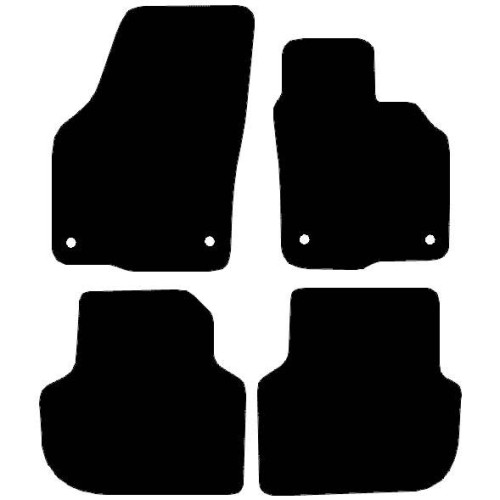 Actual Mat Shape for Volkswagen Jetta (2013 - 2019)