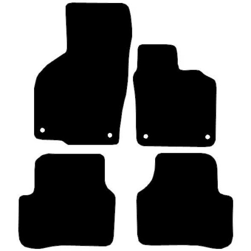 Actual Mat Shape for Volkswagen Passat CC (2008 - 2017)