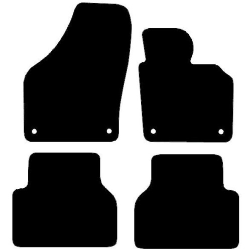 Actual Mat Shape for Volkswagen Tiguan (2008 - 2016)