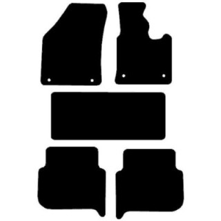 Actual Mat Shape for Volkswagen Touran (2007 - 2015)