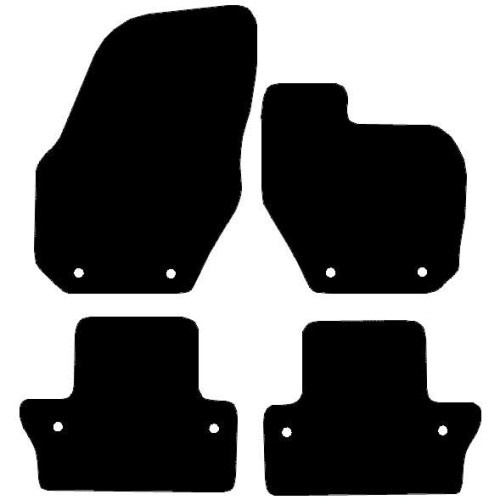 Actual Mat Shape for Volvo V60 / S60 (2010 - 2018)