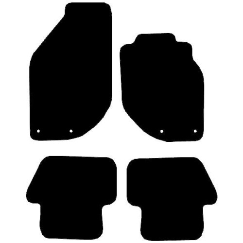 Actual Mat Shape for Volvo V70 / S70 (1996 - 2000)