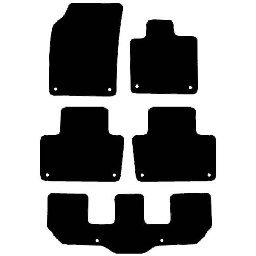 Actual Mat Shape for Volvo XC90 (2015 - Present)