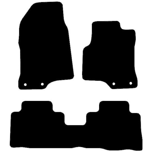 Actual Mat Shape for Chevrolet Captiva (5 Seater) (2007 - 2018)