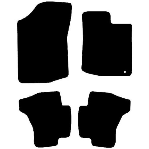 Actual Mat Shape for Citroen C1 (2005 - 2013)