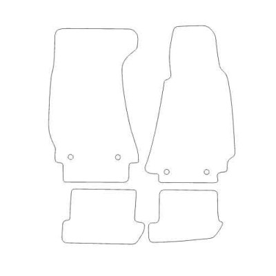 Actual Mat Shape for Aston Martin DB9 Volante (2004 - 2016)
