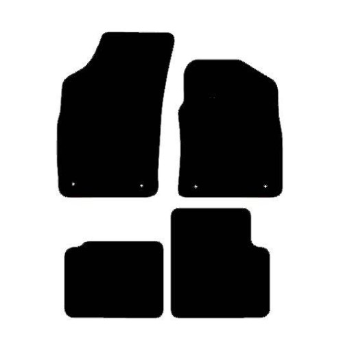 Actual Mat Shape for Fiat 500 Hybrid (2020 - Present)