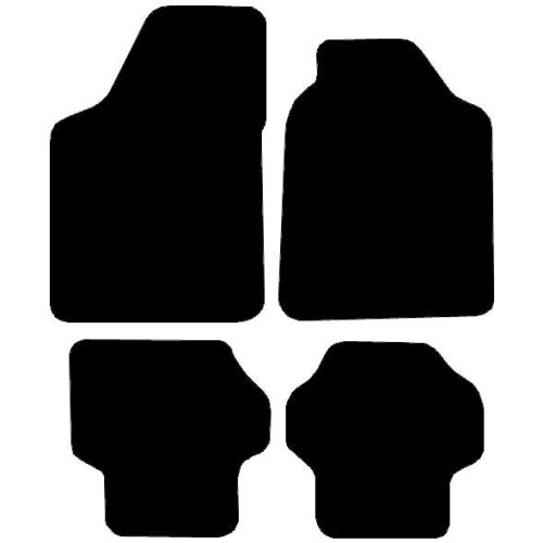 Actual Mat Shape for Ford Fiesta MK3 / Fiesta RS Turbo (1990 - 1993)
