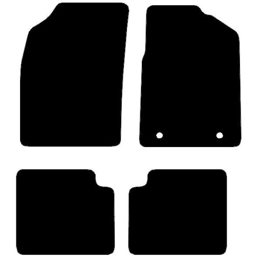Actual Mat Shape for Ford Ka (2nd gen) (2009 - 2012)