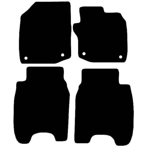 Actual Mat Shape for Honda Civic (2015 - 2017)