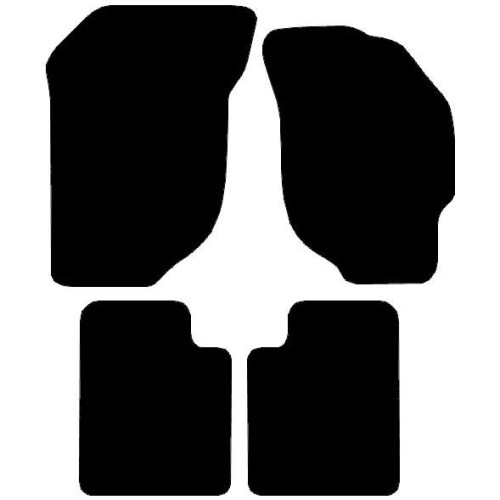 Actual Mat Shape for Honda Concerto (1988 - 1992)
