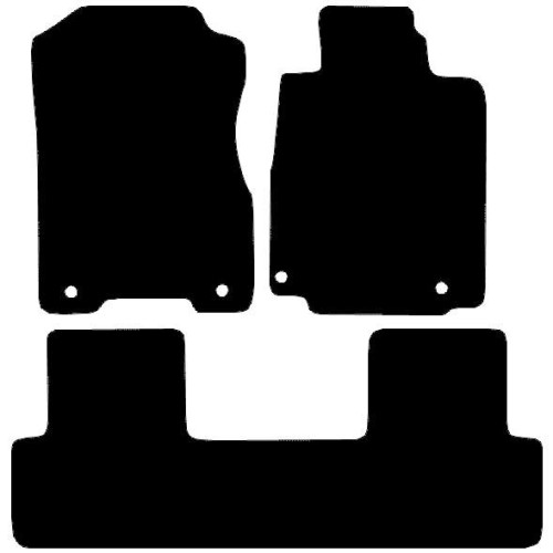 Actual Mat Shape for Honda CR-V (4th Gen) (2012 - 2018)